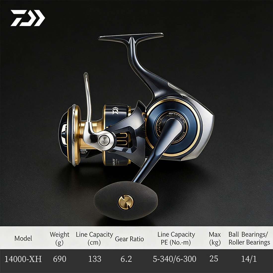Abu Garcia Reel Max - Orijinal DAIWA 2025 SALTIGA 8000-25000 Spin